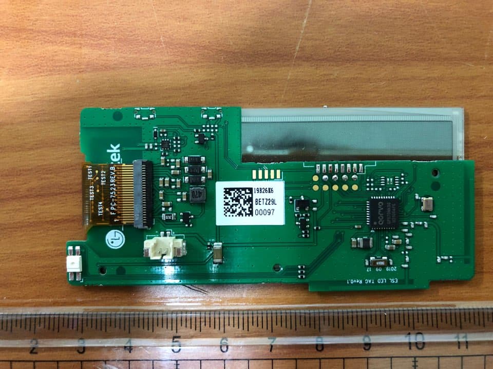 Electronic Shelf Label - FCC ID 2AU8YREBE-TZ29L - ATECAP Co., LTD.