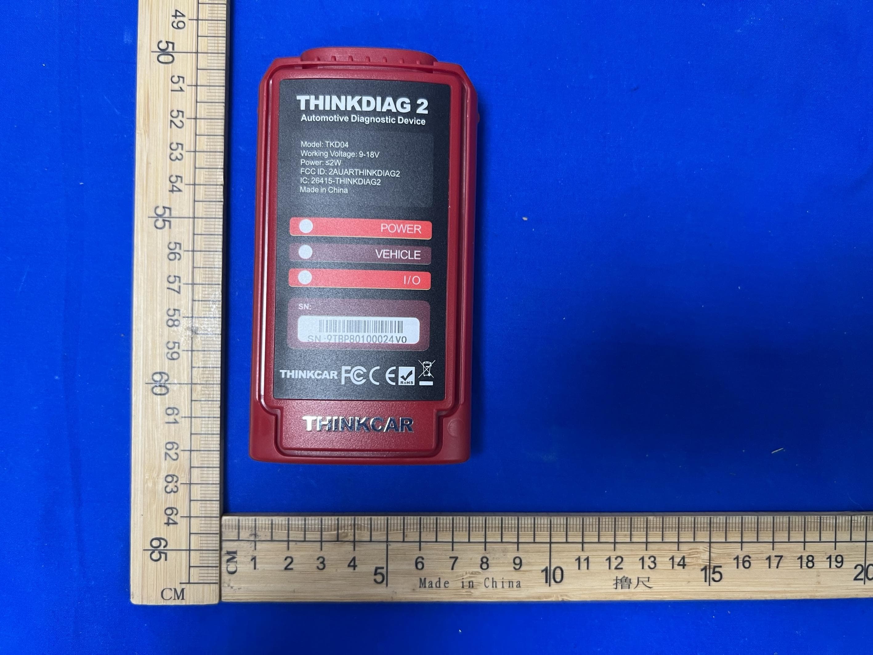 THINKDIAG 2 - FCC ID 2AUARDIAG2 - THINKCAR TECH CO., LTD.