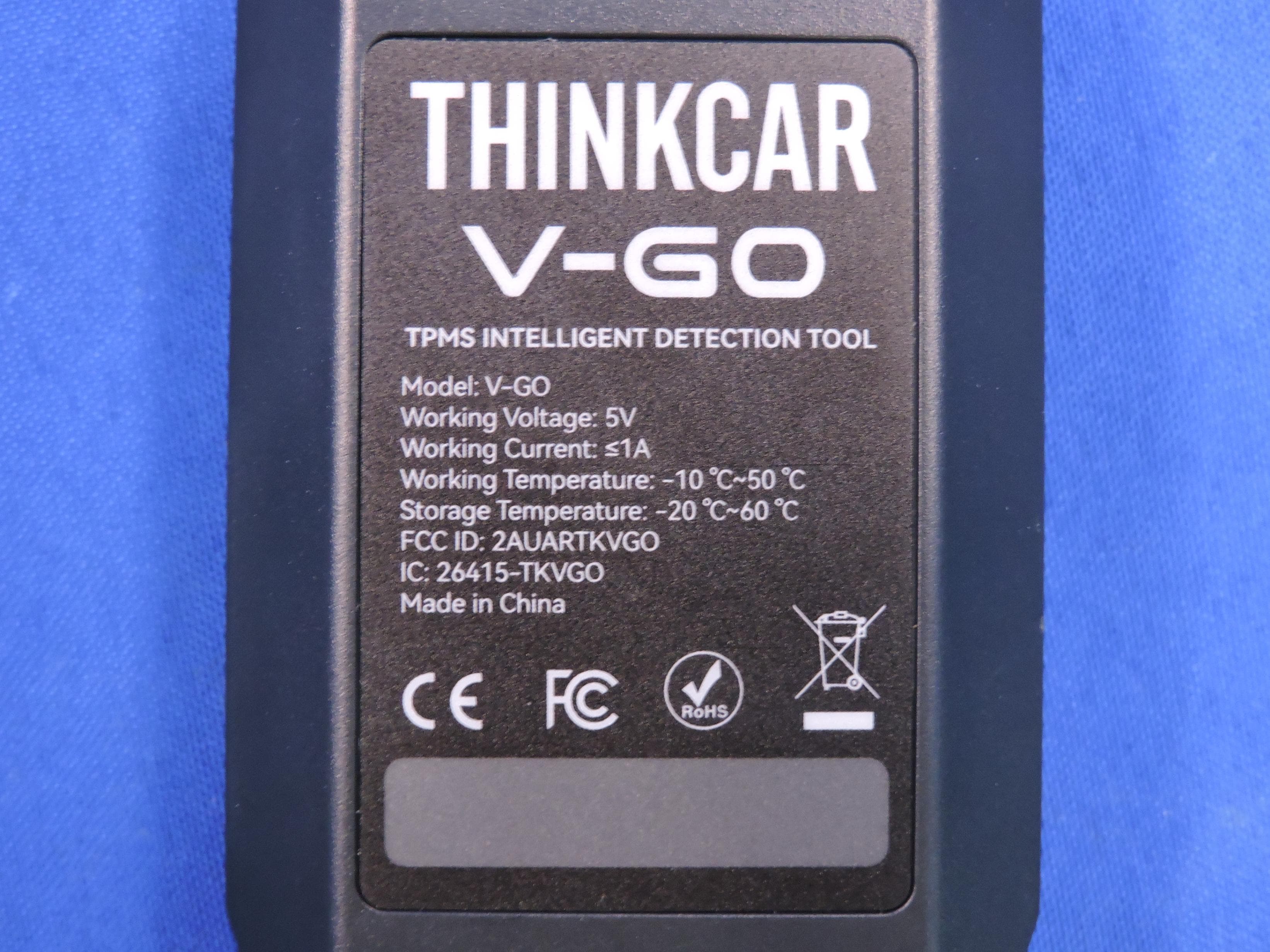 TPMS INTELLIGENT DETECTION TOOL - FCC ID 2AUARTKVGO - THINKCAR TECH CO., LTD. (3)