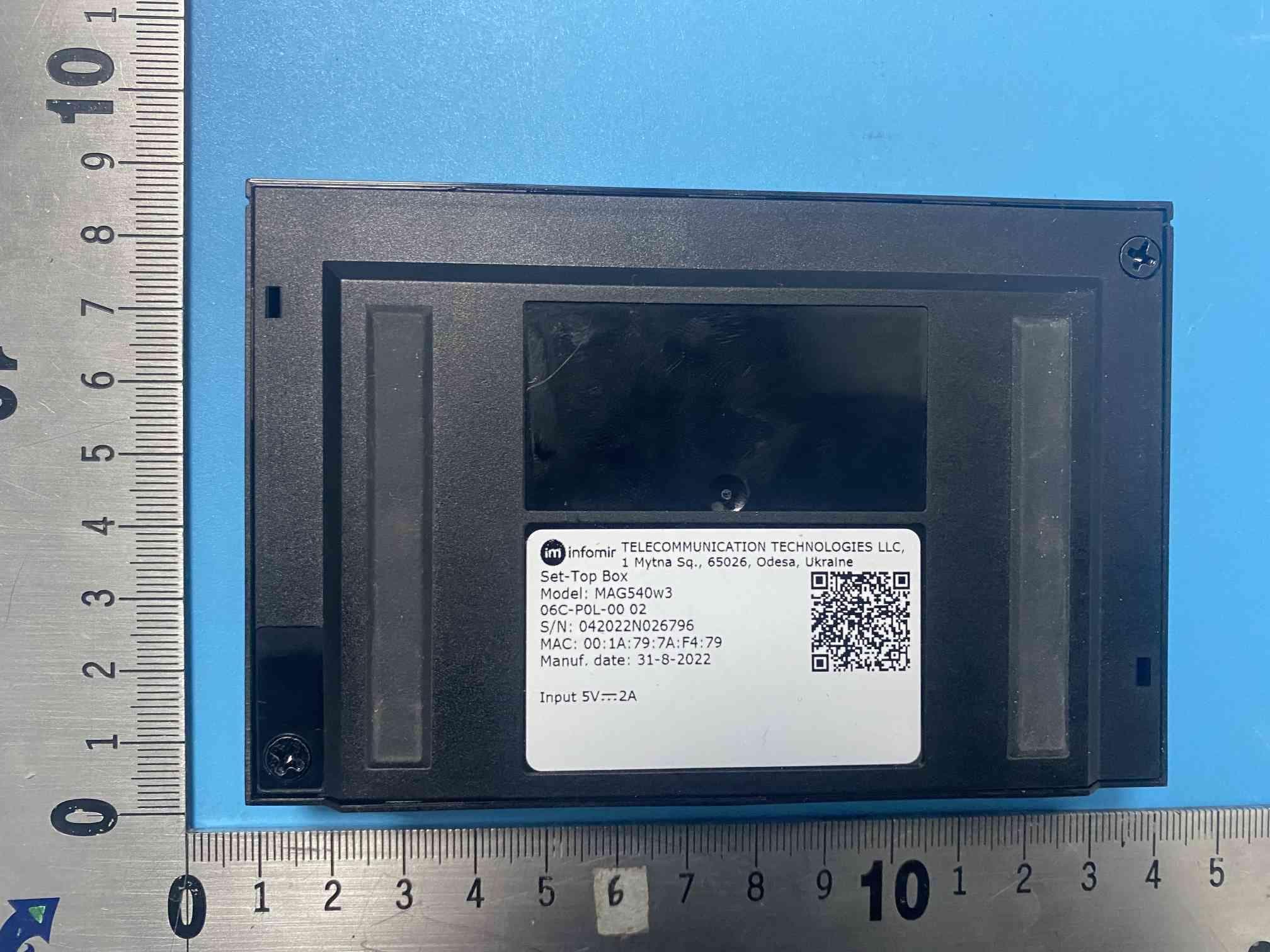 Set-Top Box - FCC ID 2AUIR-IM010DXXX1 - TELECOMMUNICATION TECHNOLOGIES, LLC (3)