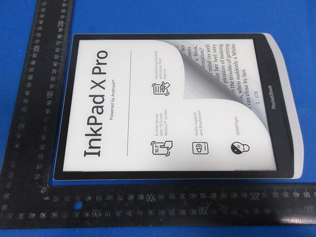 InkPad X Pro with Bluetooth and WiFi - FCC ID 2AUVWPB1040D - Pocketbook International SA.