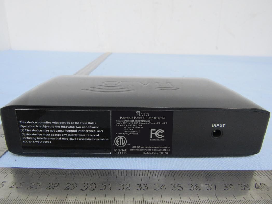JUMP STARTER, Portable Power Jump Starter, mophie powerstation go - FCC ID 2AV3U-00001 - Halo 2Cloud,LLC