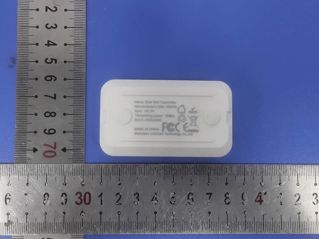 Wireless doorbell with SRD - FCC ID 2AVEJ-WA878 - Shenzhen Kerui Smart Technology Co.,Ltd