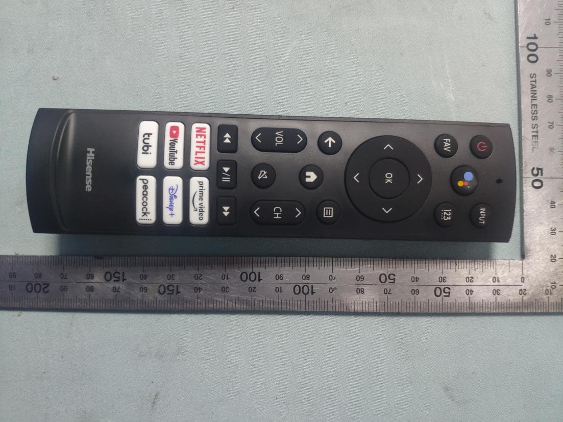 REMOTE CONTROL - FCC ID 2AVIGBR0002 - Hisense Visual Technology Co., Ltd.