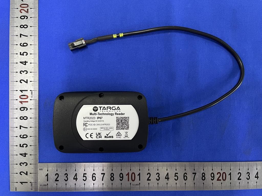 RFID reader - FCC ID 2AVLG-MTR2023 - TARGA TELEMATICS SPA