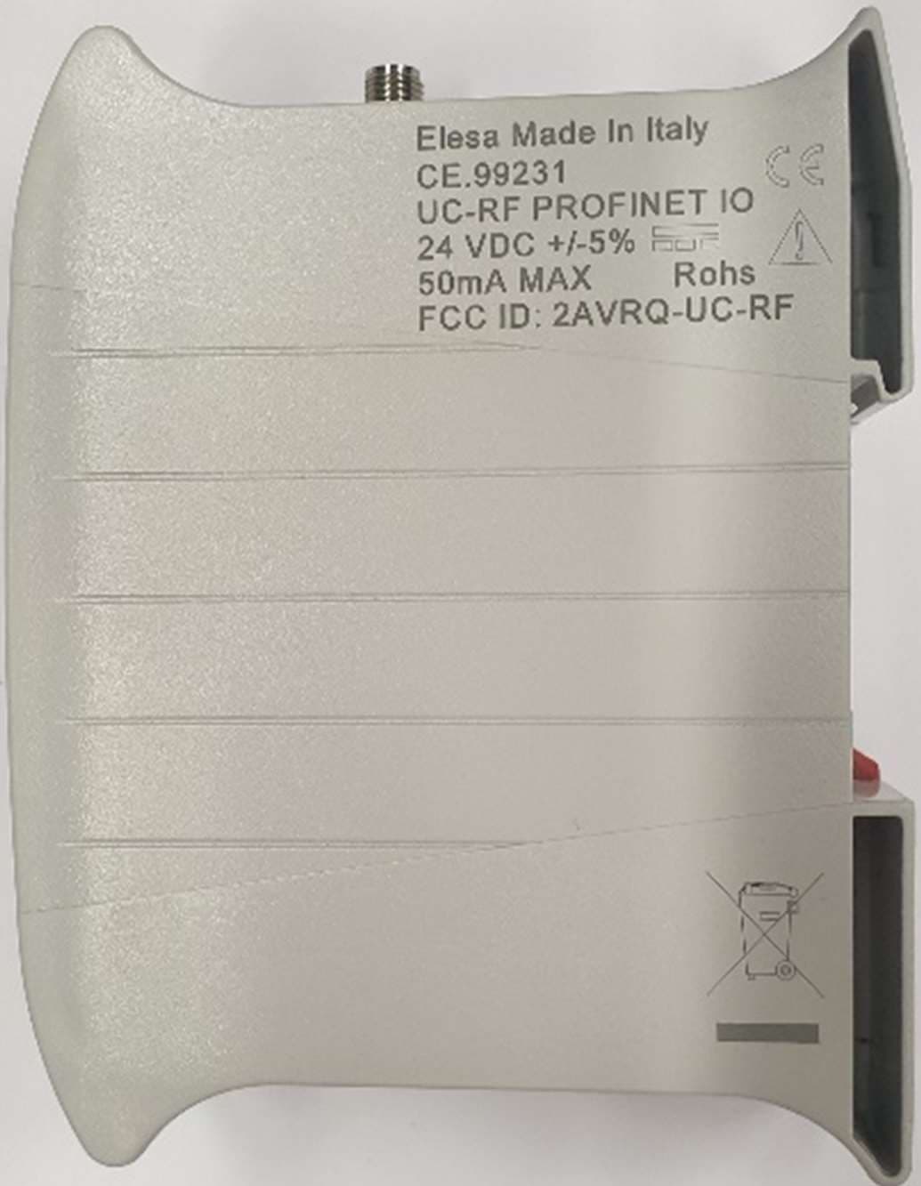 Electronic position Indicators with data transmission by radio frequency - FCC ID 2AVRQ-UC-RF - Elesa S.p.a.