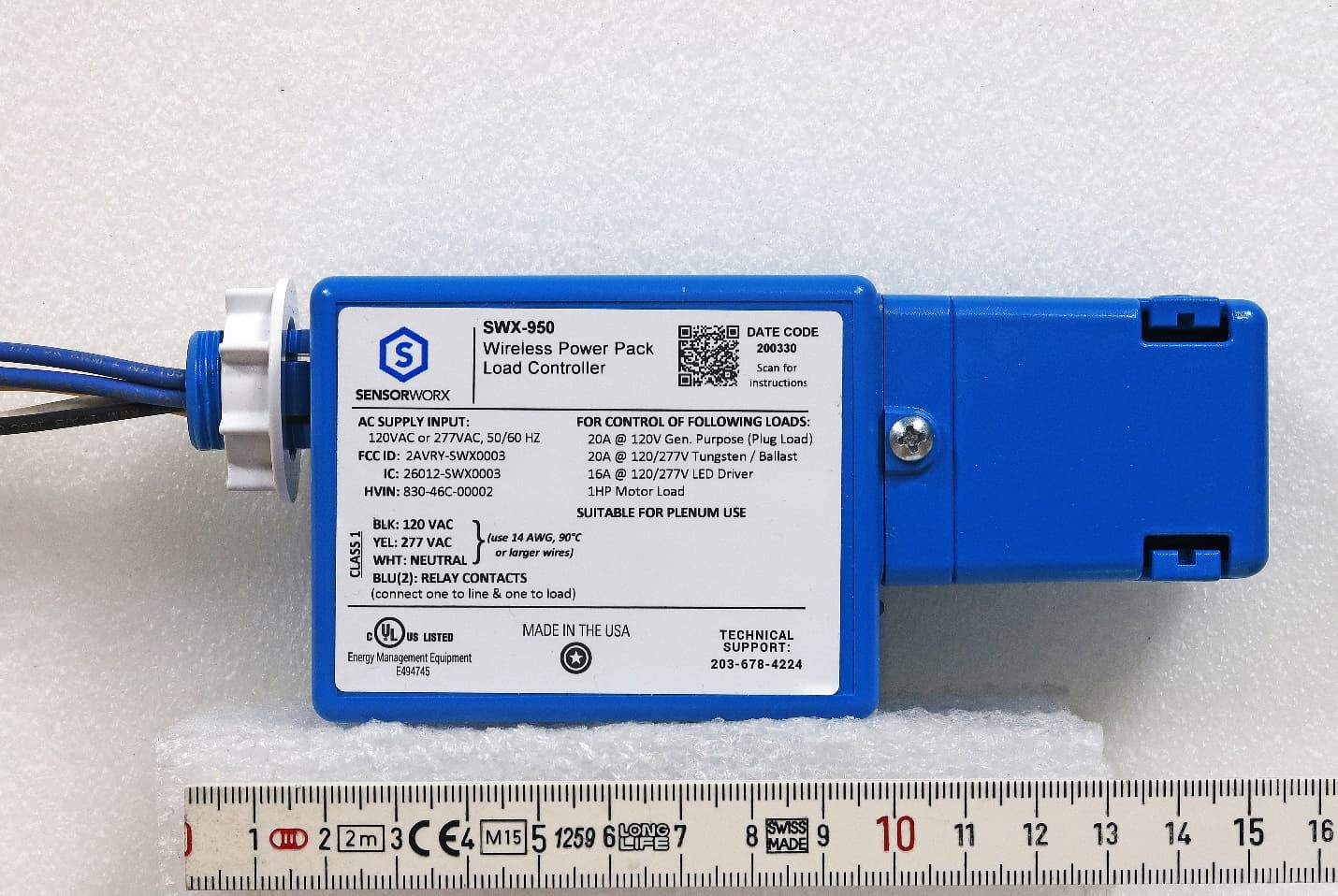 Power Pack Enclosure - FCC ID 2AVRY-SWX0003 - BLP Technologies, Inc.