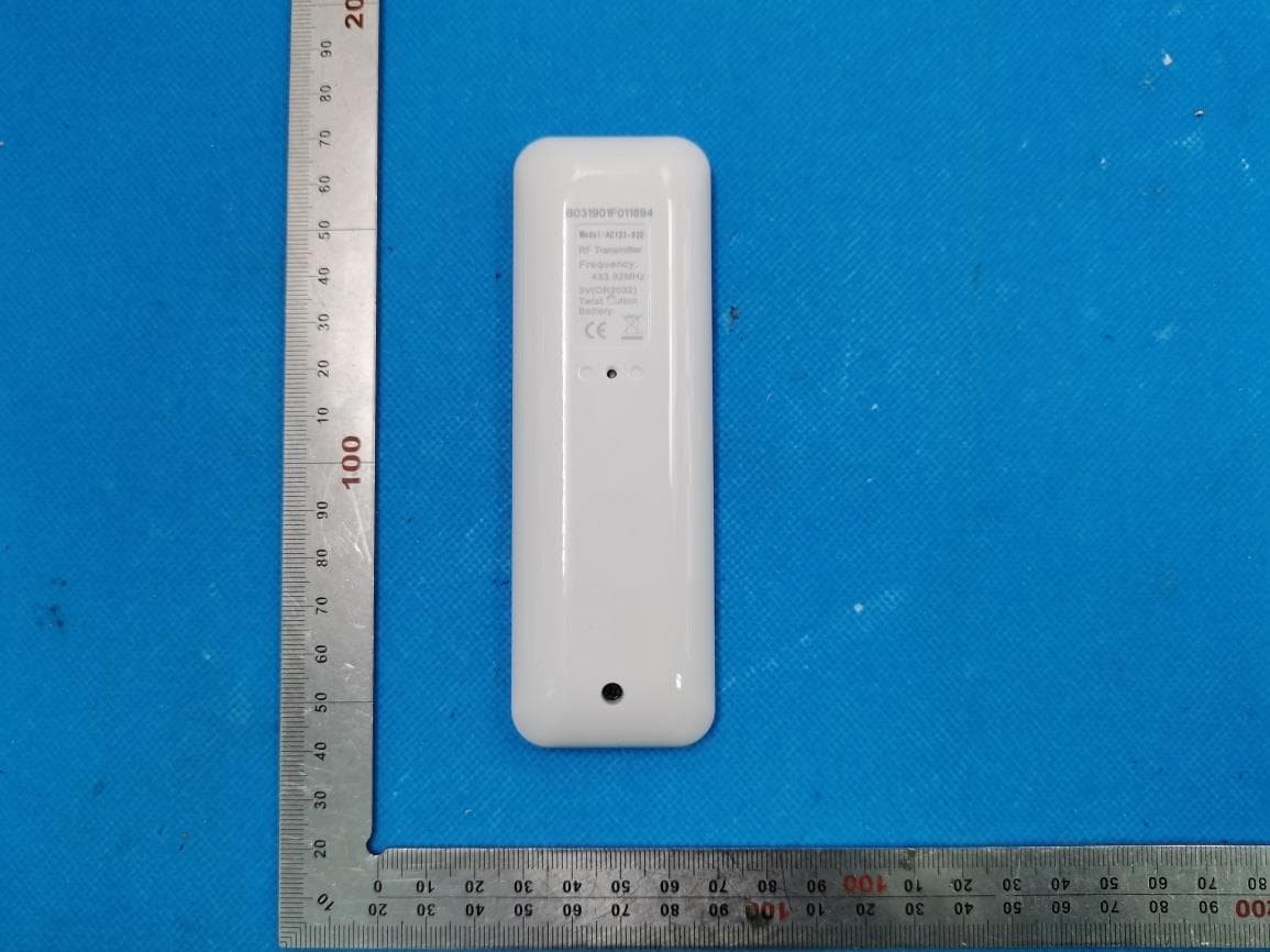remote control - FCC ID 2AVVD-AC123 - Guangdong A-OKTECHNOLOGY GRAND DEVELOPMENTCO,LTD
