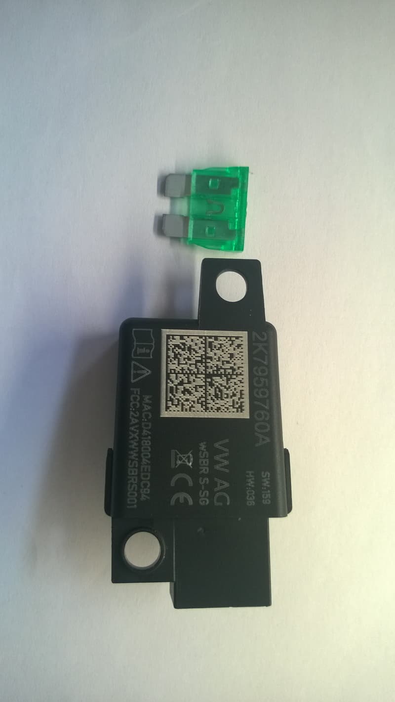 Wireless Seat Belt Reminder - Seat Unit - FCC ID 2AVXWWSBRS001 - AEV spol. s r.o.