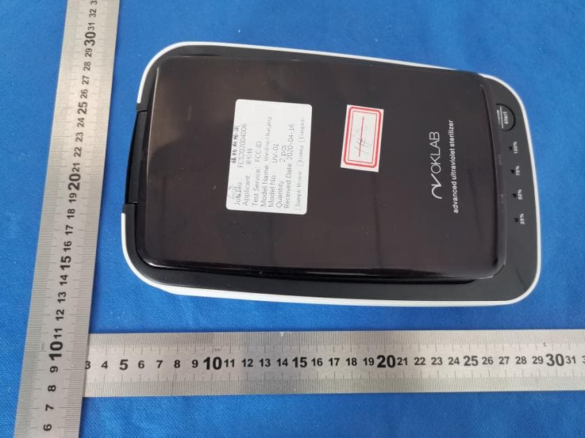 Sterilizer with Wireless Charger - FCC ID 2AWGY-UV-01 - Shenzhen Qianhai Albert Network Technology  Co.,Ltd. (2)