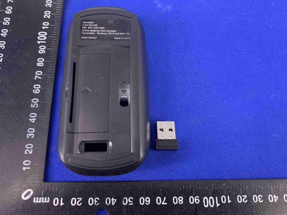 Wireless Mouse - FCC ID 2AWRS-A01 - Dongguan yooey technology co.,ltd.