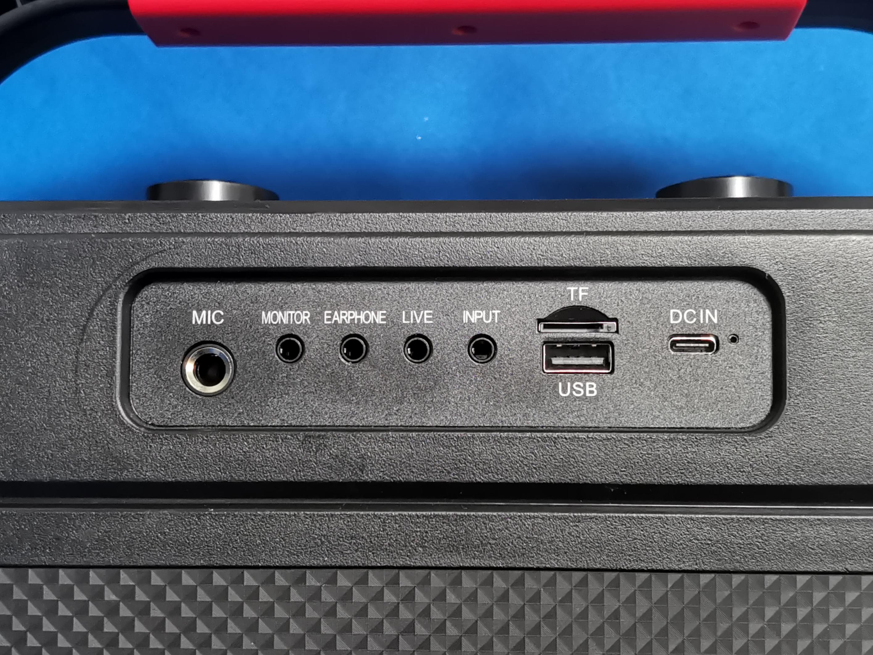 Portable karaoke Bluetooth speaker - FCC ID 2AX49-K500 - DONGGUAN GOLD LYCRA TECHNOLOGY CO.,LTD