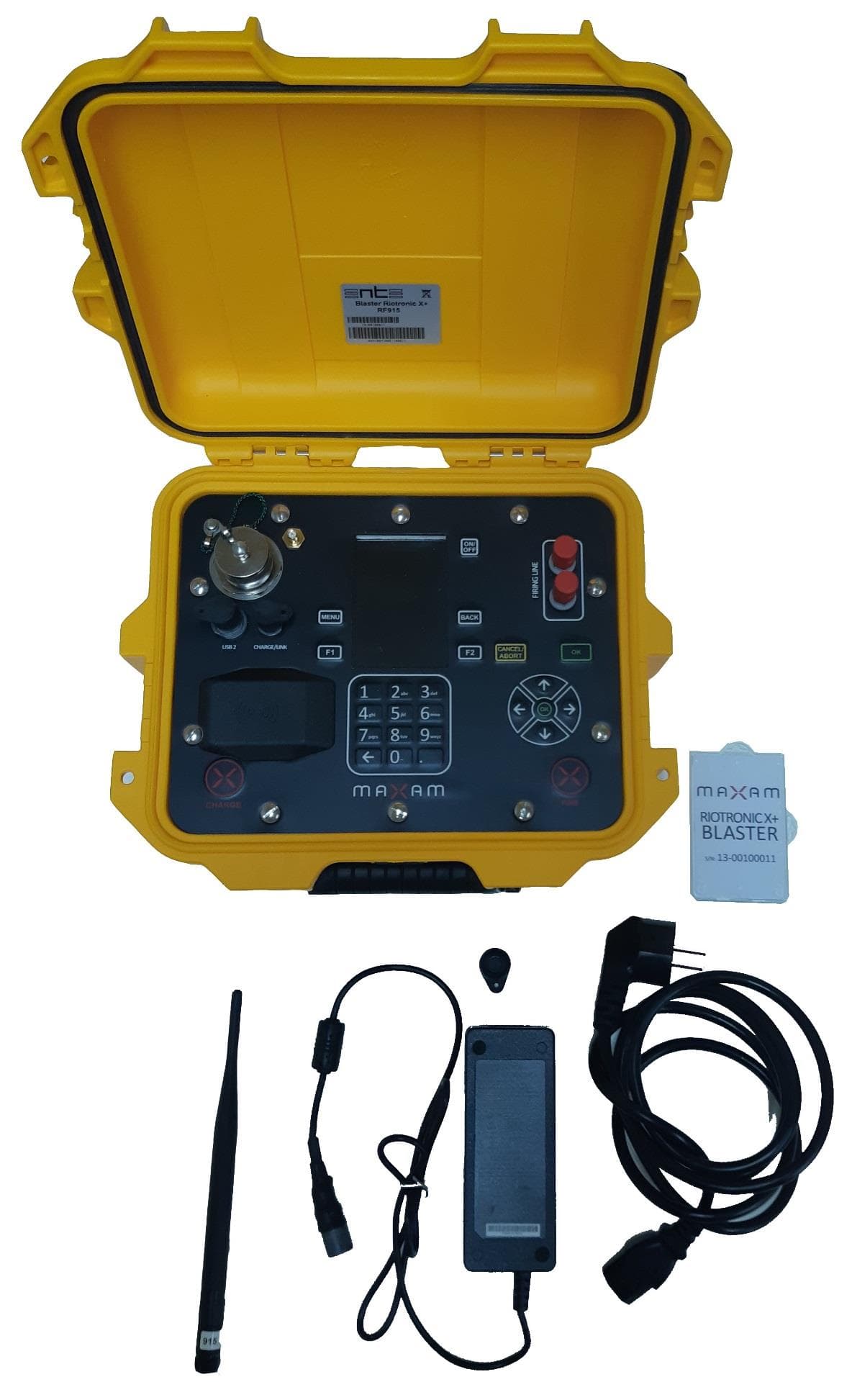 RIOTRONIC X+ Blaster 915 - FCC ID 2AXG5-043007003 - Maxam Initiation Systems, S.L.