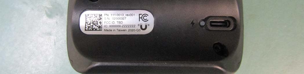Bar control Bluetooth accessory - FCC ID 2AXL7-1101 - Tonal Systems Inc