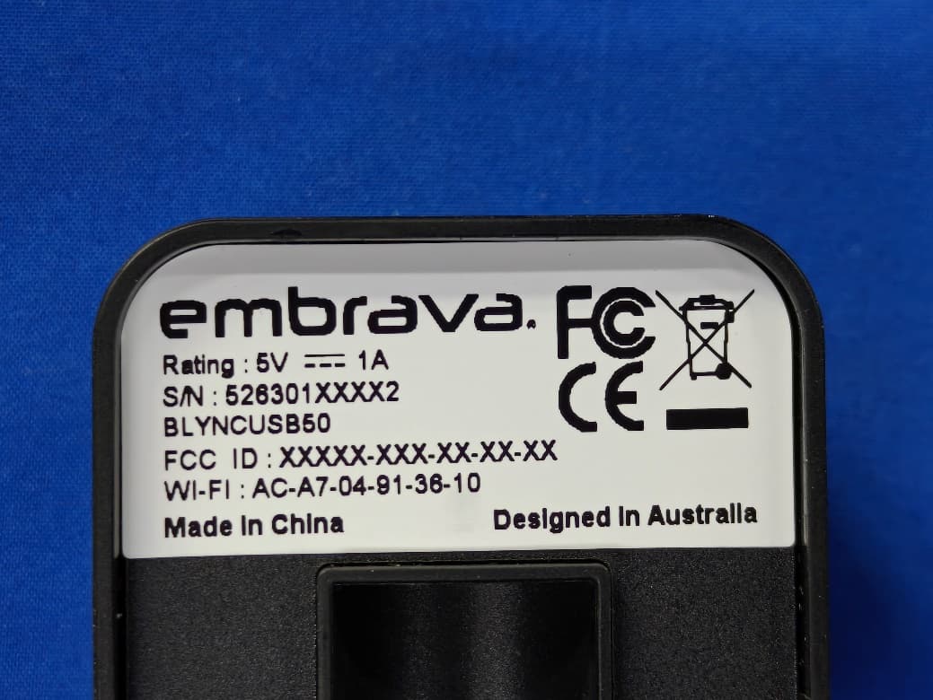 Blynclight standard (Blynclight plus) - FCC ID 2AXMZ-BLYNCUSB50 - Embrava Pty Ltd
