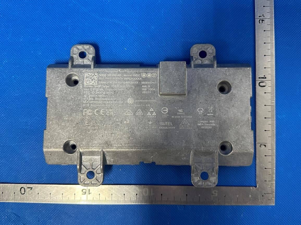 Wireless Device Charger - FCC ID 2AXPS-WDC - BCS Automotive Interface Solutions (Suzhou) Co., Ltd (2)