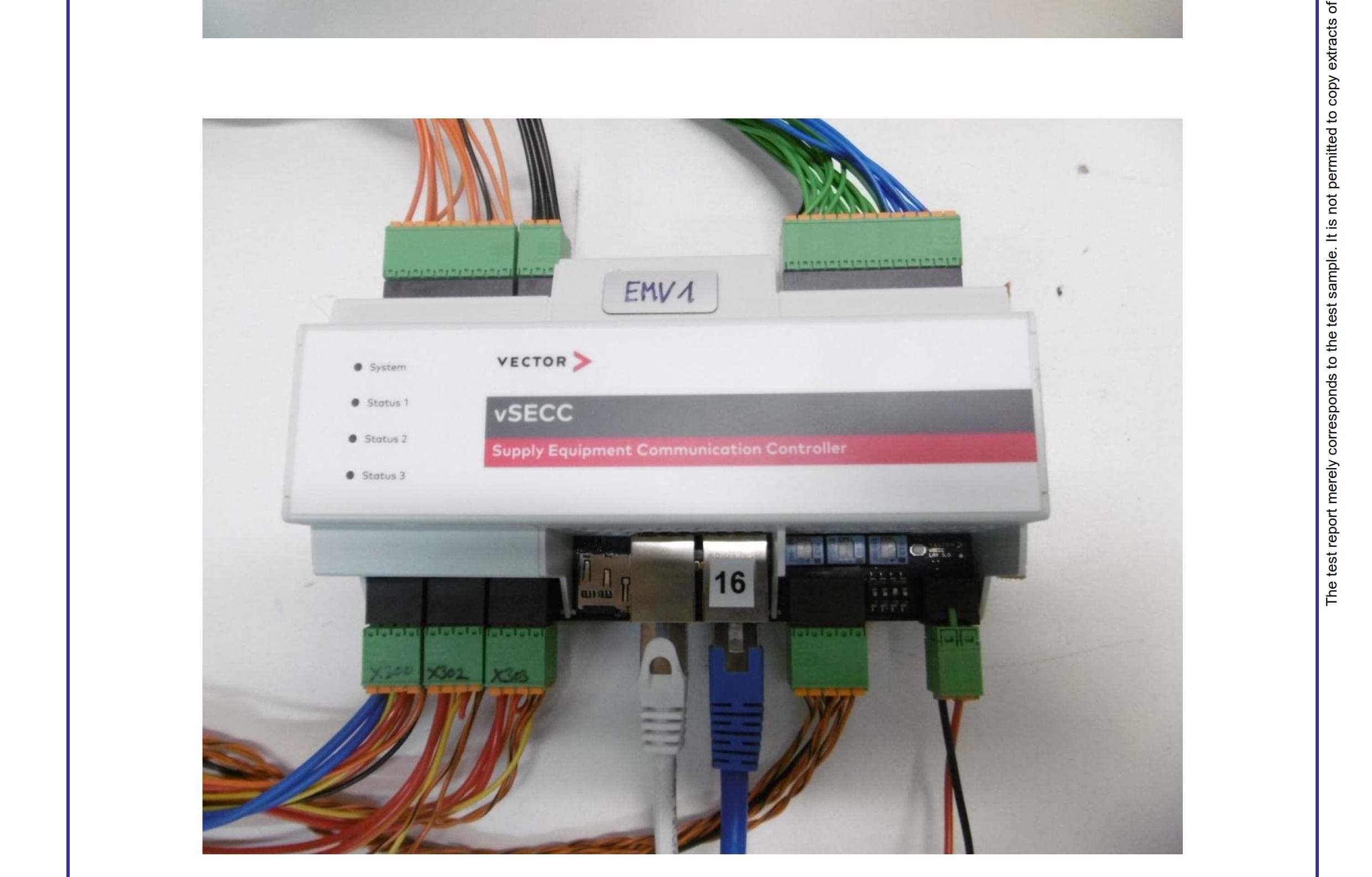Communication Controller for Charging Stations - FCC ID 2AXYRVSECC - Vector Informatik GmbH