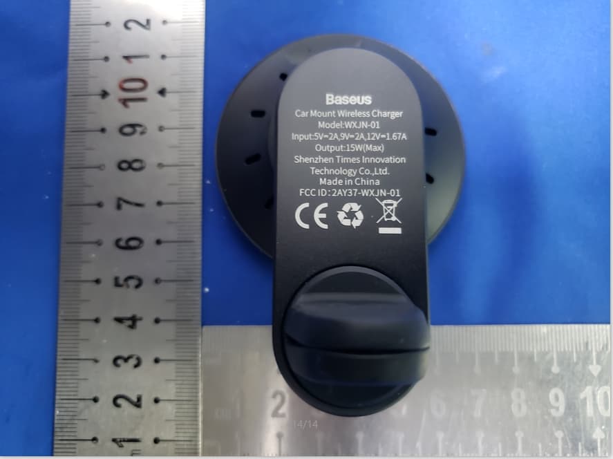 Baseus Big Energy Car Mount Wireless Charger - FCC ID 2AY37-WXJN-01 - Shenzhen Times Innovation Technology Co., Ltd (5)