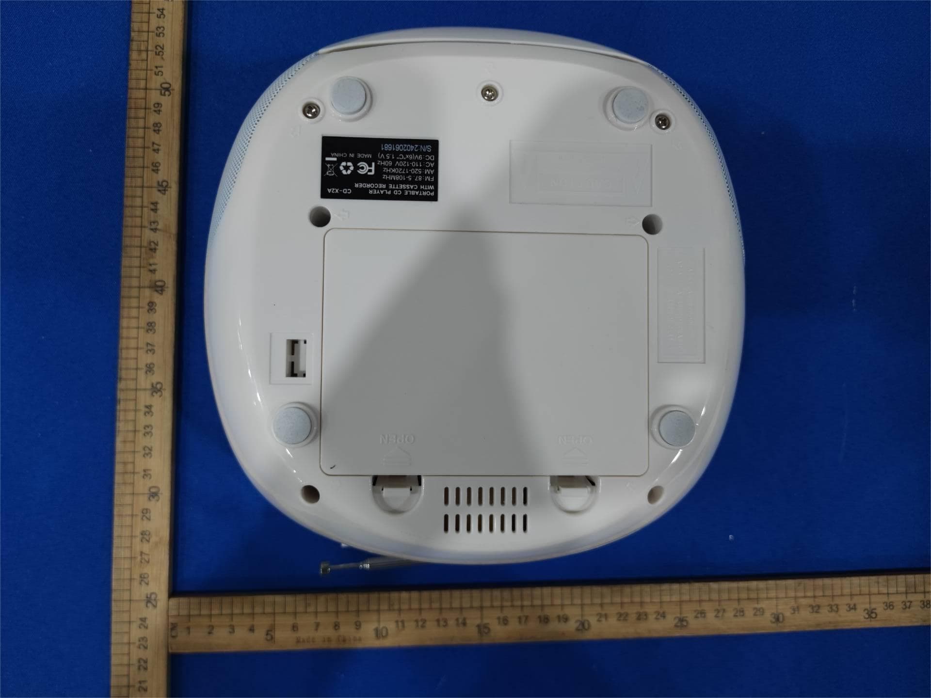 CD boombox player - FCC ID 2AY38-X2A - Dongguan YEST Science&Technology CO., LTD (5)