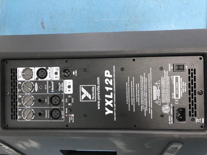 1000 WATT BI-AMP POWERED LOUDSPEAKER ENCLOSURE - FCC ID 2AYAL-YXL12P - Dongguan 3G Audio Technology Co., Ltd.