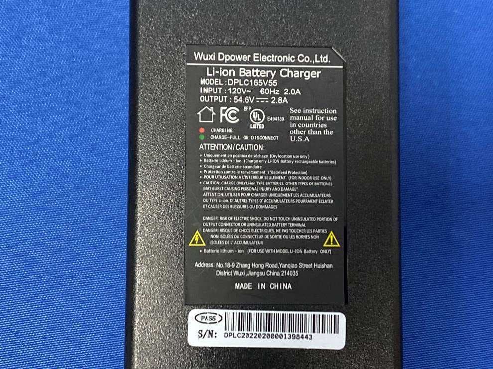 Ranger - FCC ID 2AYF8-YBEB50 - Zhejiang Okai Vehicle Co., Ltd