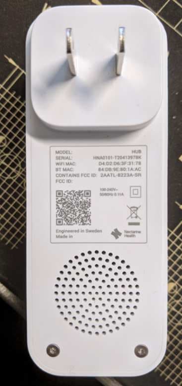 Remote care Solution HUB - FCC ID 2AYFF-HUB01 - Pink Nectarine Health AB (2)