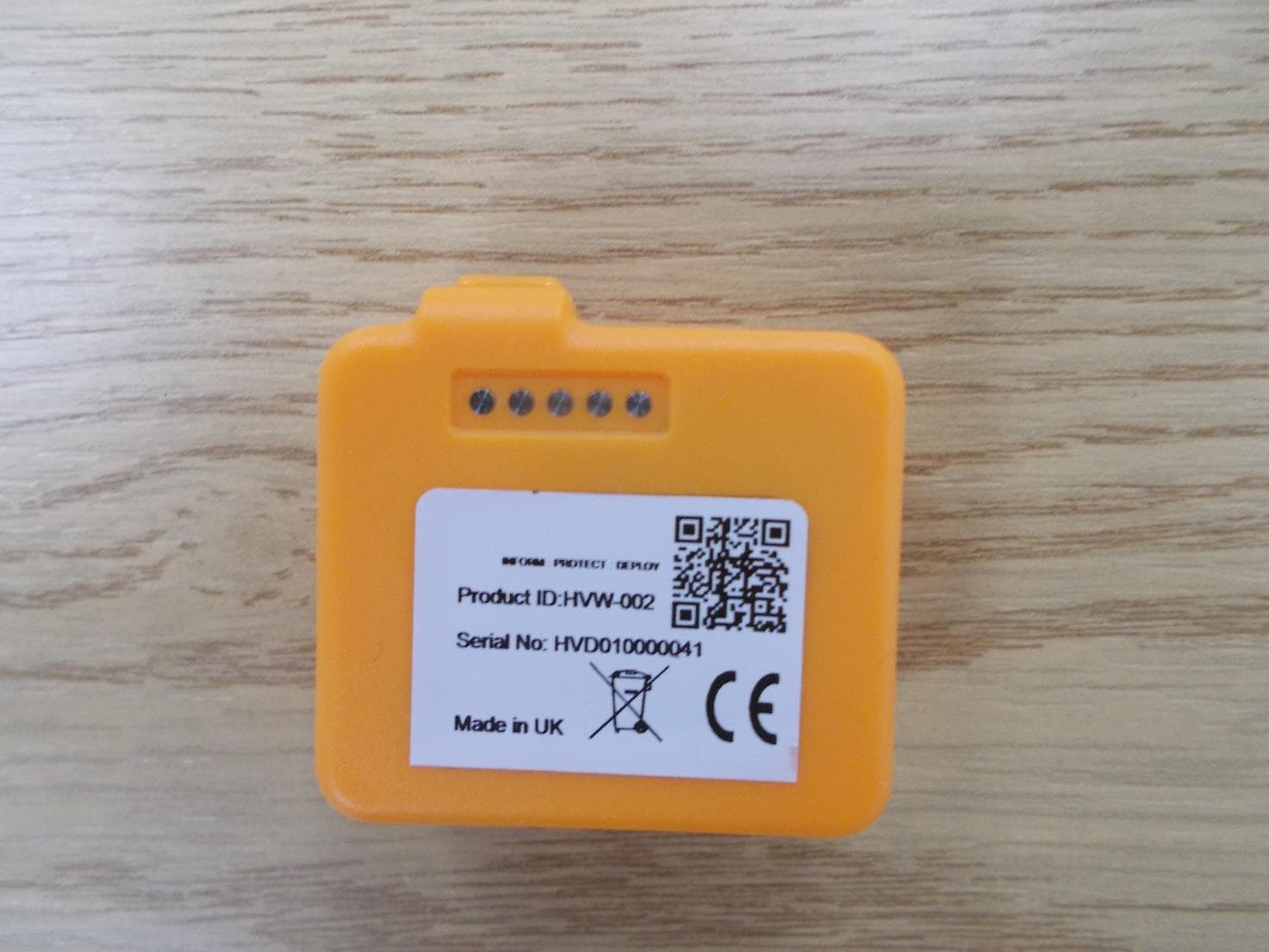 HAVwear device - FCC ID 2AYGFHVW001 - Reactec Ltd (5)