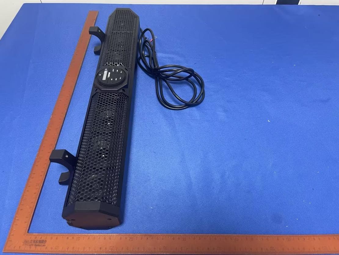 OUTDOOR SPEAKER SOUNDBAR - FCC ID 2AYOQ-SB26BTXRGB - SPIRIT LLC