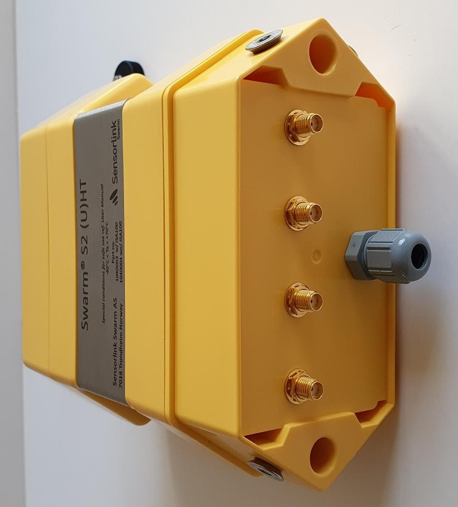 ISA100 wireless transmitter for ultrasound corrosion data - FCC ID 2AYRCS2BIS - Sensorlink Swarm AS