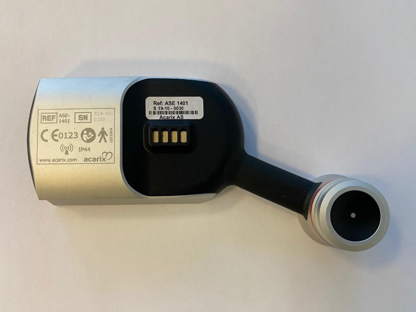 CADScor System is to record heart sounds, murmurs and vibration for calculation of a patient specific score, indicating the risk of presence of coronary stenosis, as an aid in cardiac analysis and diagnosis - FCC ID 2AYXI-ASE1401 - Acarix A/S