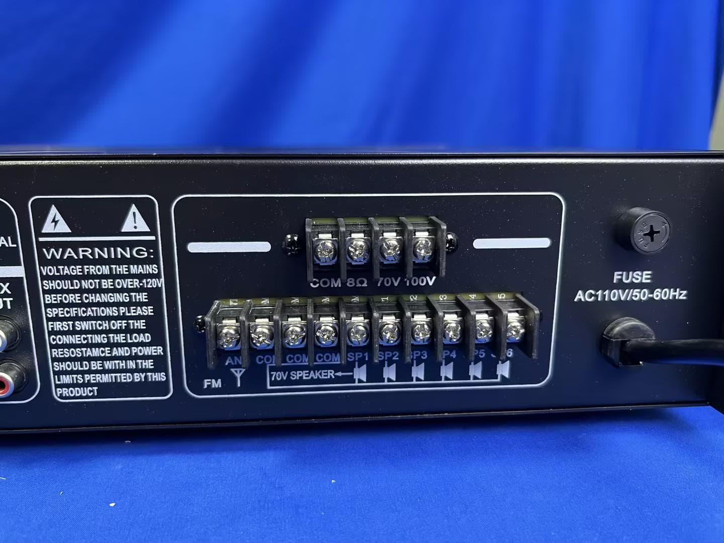 PUBLIC ADDRESS AMPLIFIER - FCC ID 2AYZ2-180BT-99 - SHENZHEN JINGWEI ELECTRONICS TECHNOLOGY CO.,LTD. (4)