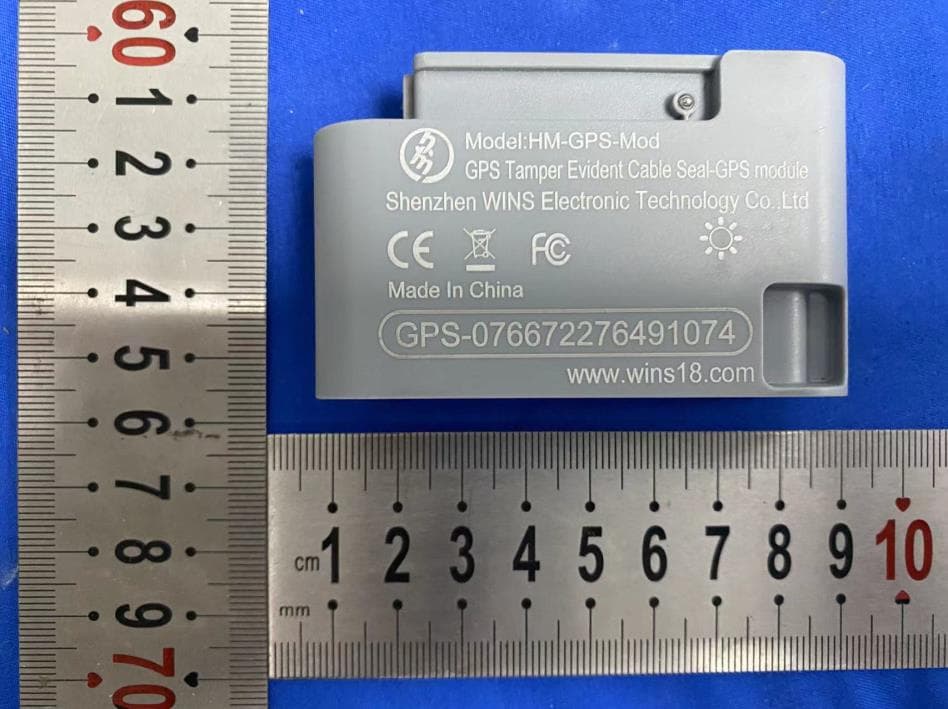 GPS Tamper Evident Cable Seal-GPS module - FCC ID 2AZ63-GPS - SHENZHEN WINS ELECTRONIC TECHNOLOGY CO., LTD