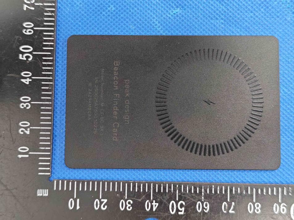 Beacon Finder Card - FCC ID 2AZ94MBCAA - Peak Design