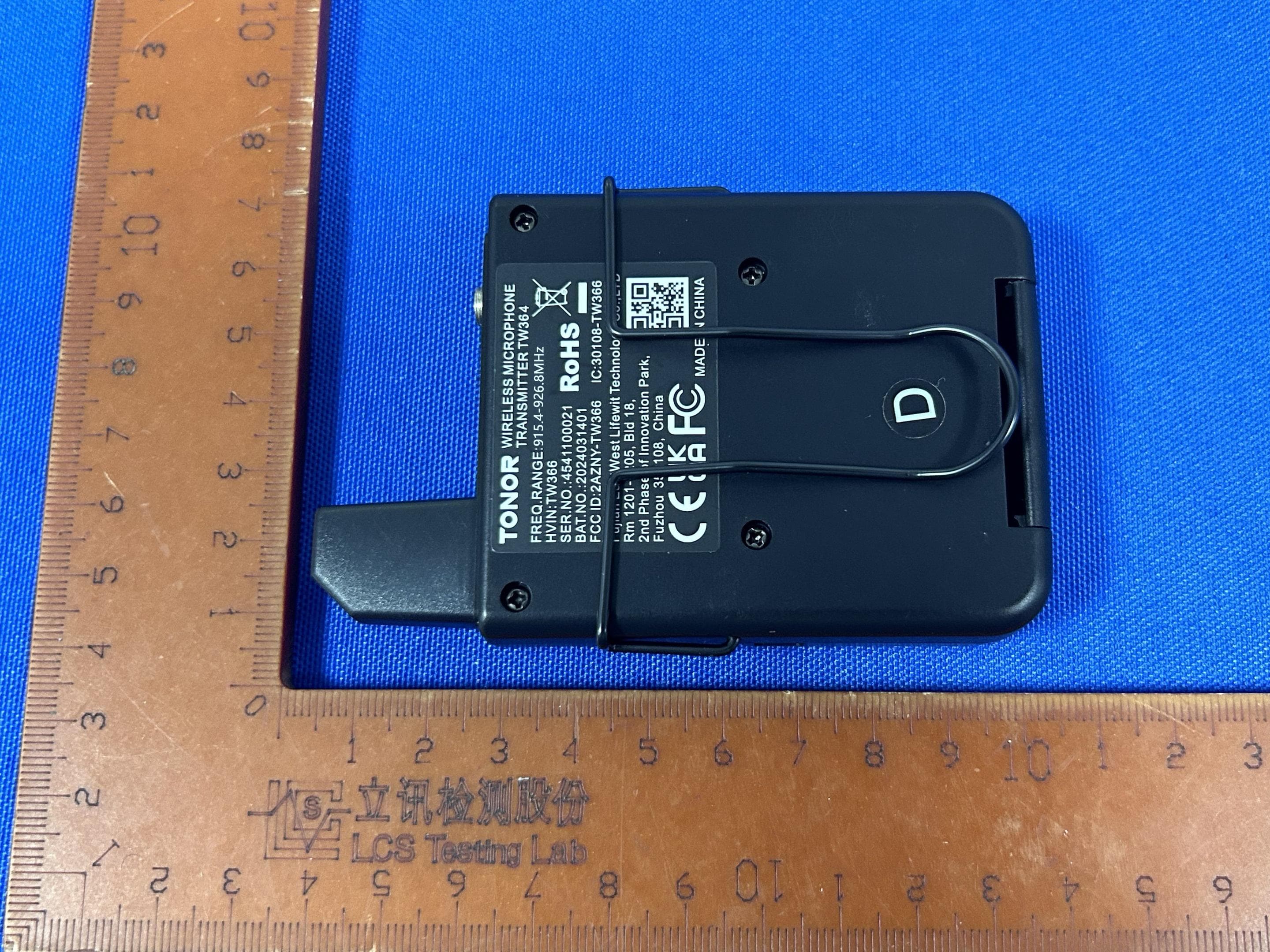 WIRELESS MICROPHONE - FCC ID 2AZNY-TW366 - Fujian EastWest Lifewit Technology Co.,LTD (2)