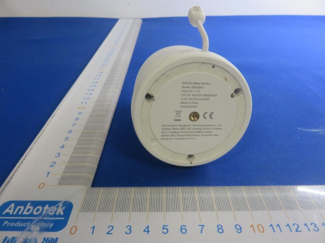 Baby Monitor - FCC ID 2AZQJ-GB5200C - Dongguan Chuanggu Electronic Commerce Co., Ltd (4)