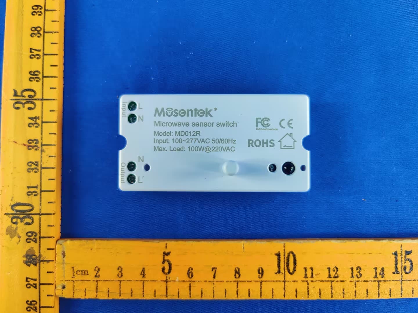 Microwave sensor switch - FCC ID 2AZUC-MD012R - Shenzhen Mosentek Technology Co., Ltd.