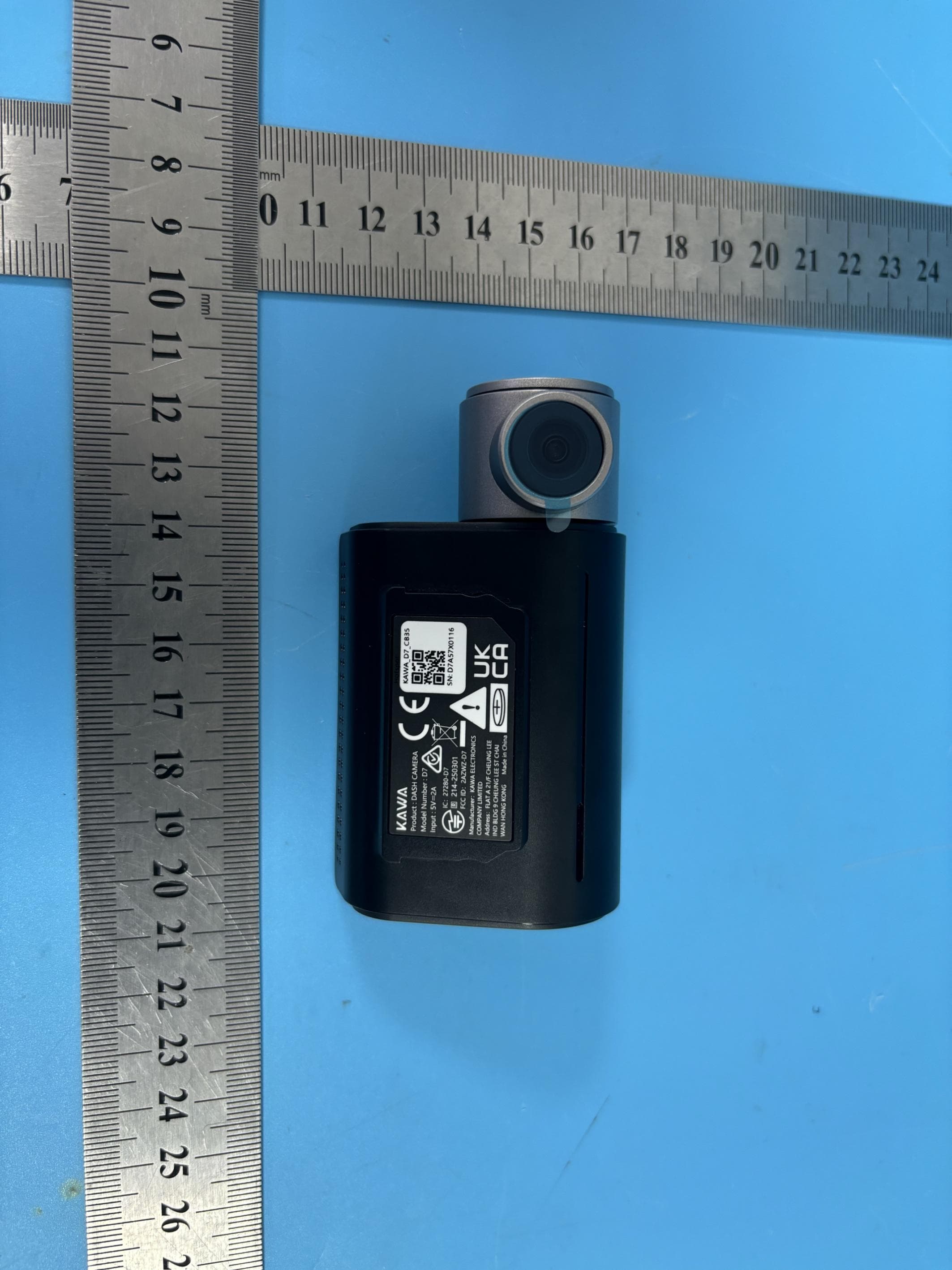 DASH CAMERA - FCC ID 2AZWZ-D7 - KAWA ELECTRONICS COMPANY LIMITED (2)