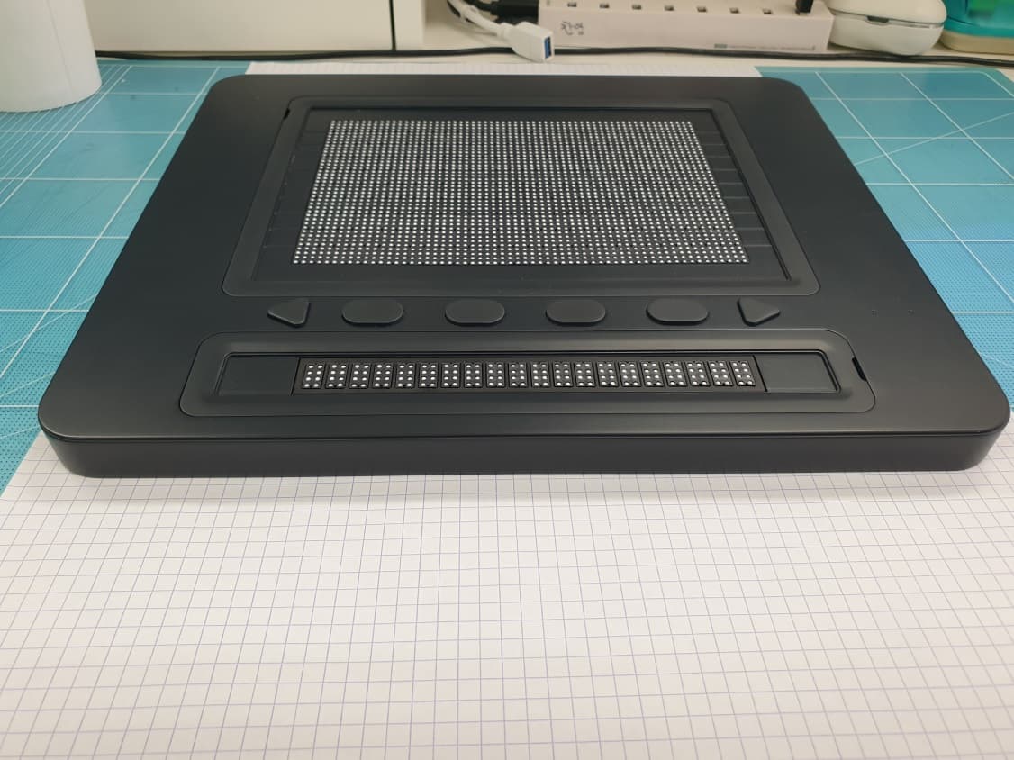 Refreshable tactile graphic display - FCC ID 2BAM7DPA320A - dot incorporation (2)