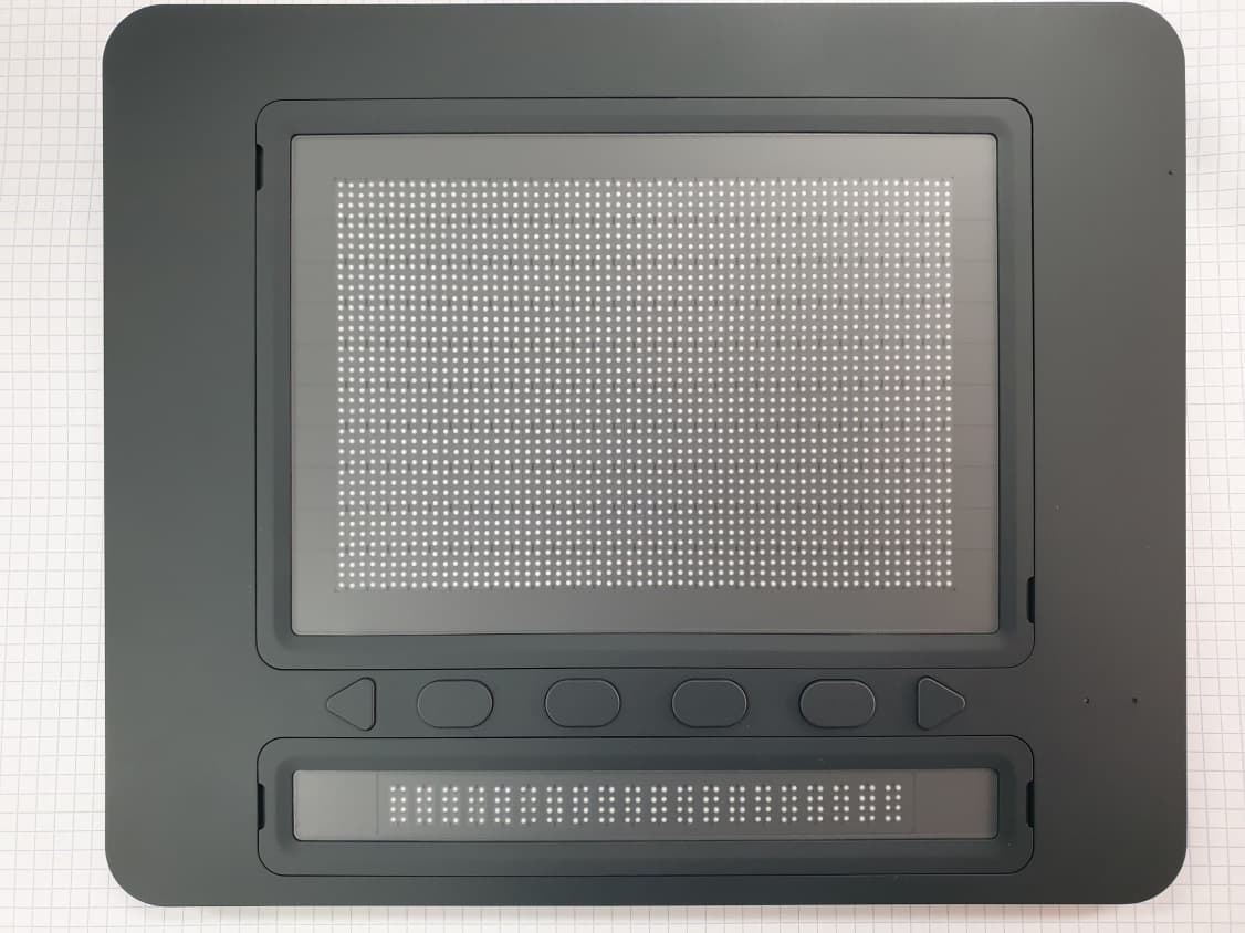 Refreshable tactile graphic display - FCC ID 2BAM7DPA320A - dot incorporation (4)