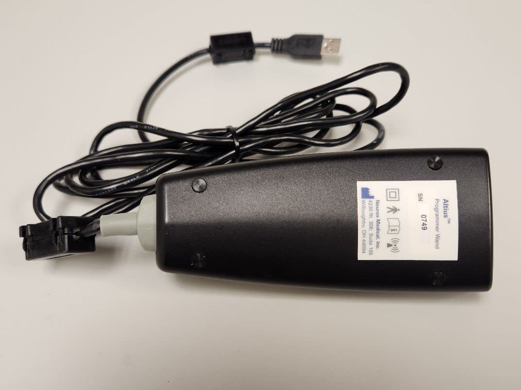 Altius Programmer Wand - FCC ID 2BATK606 - Neuros Medical, Inc.