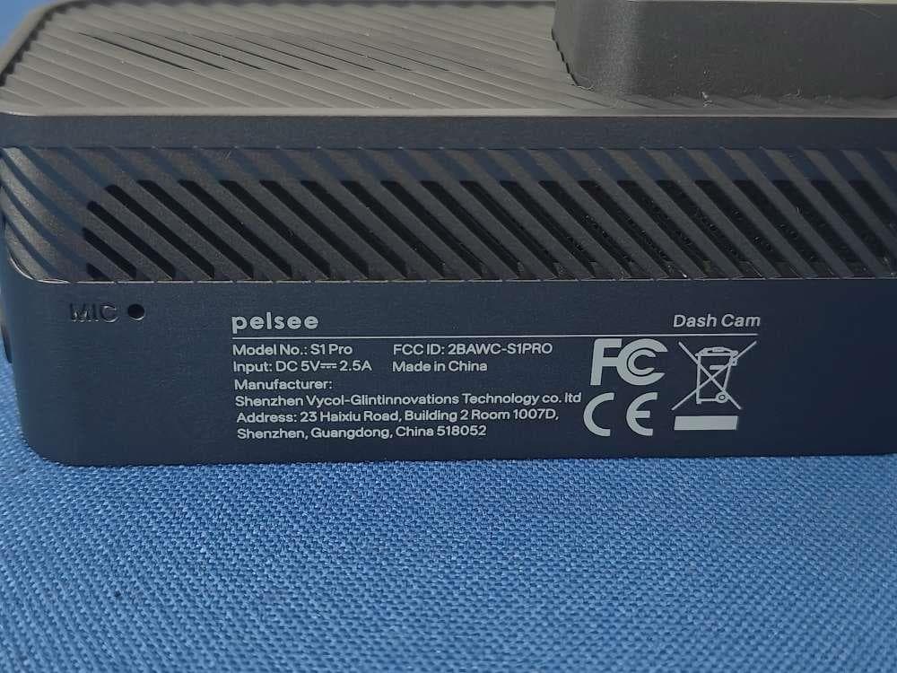 Dash Cam - FCC ID 2BAWC-S1PRO - Shenzhen Vycol-Glint Innovations Technology co., ltd (4)