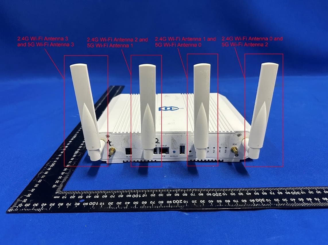 WiFi 6 (802.11ax) 4 MU-MIMO Tri Band Access point - FCC ID 2BBYQPCWL-0500 - PicoCELA Inc. (3)