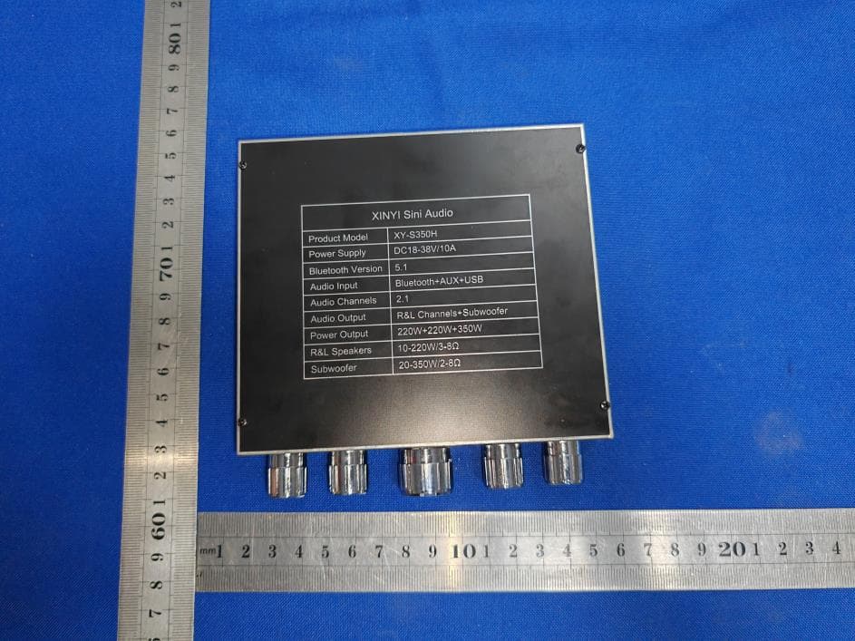 Bluetooth audio power amplifier board - FCC ID 2BBZ8XY-S350H - Qingdao Xinyiyunlian Electronic Technology Co.LTD (3)