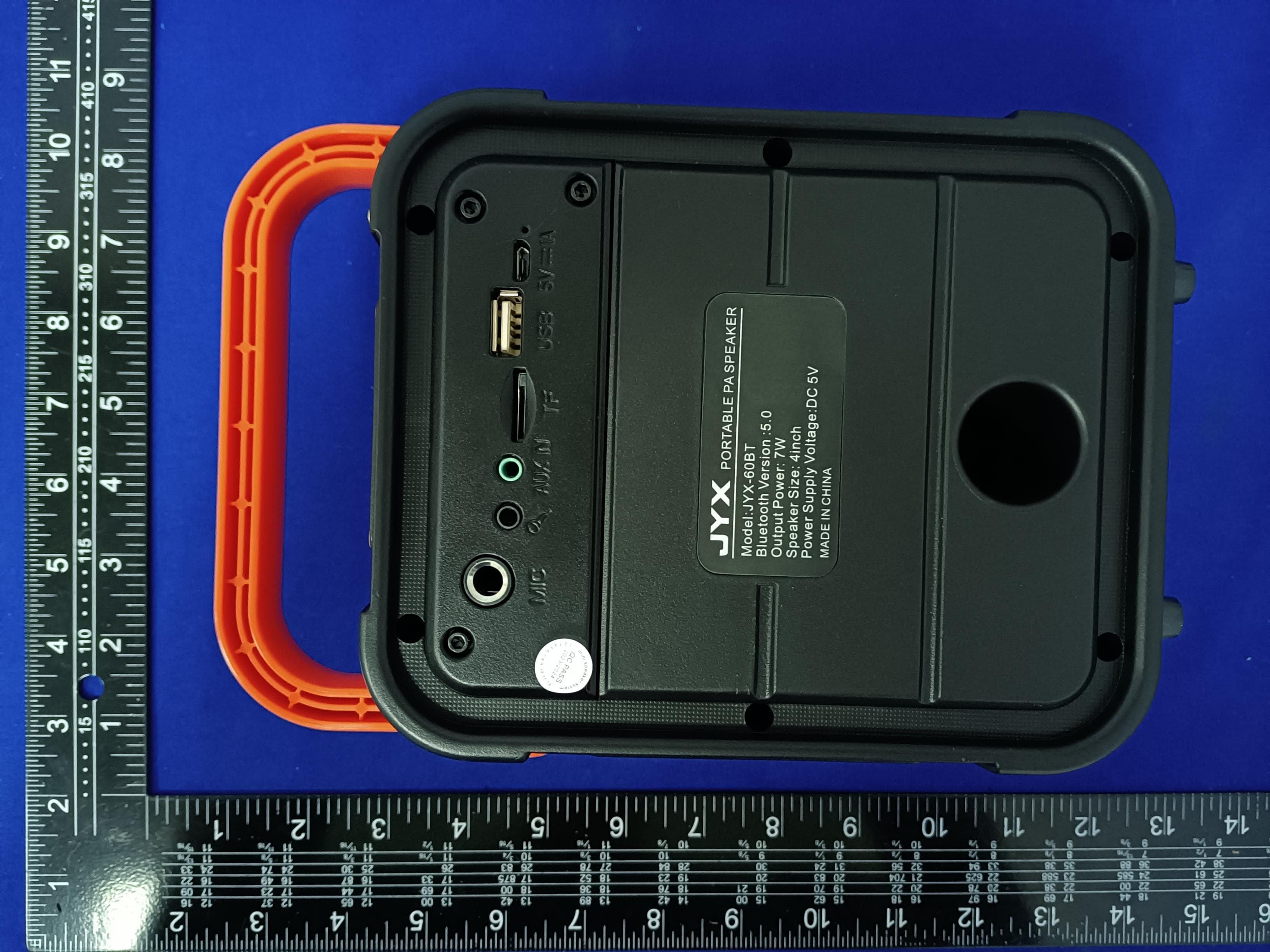 Speaker - FCC ID 2BC75-JYX-60BT - Shenzhen JiaYuXiang Acoustics Electronic Co.,Ltd (5)