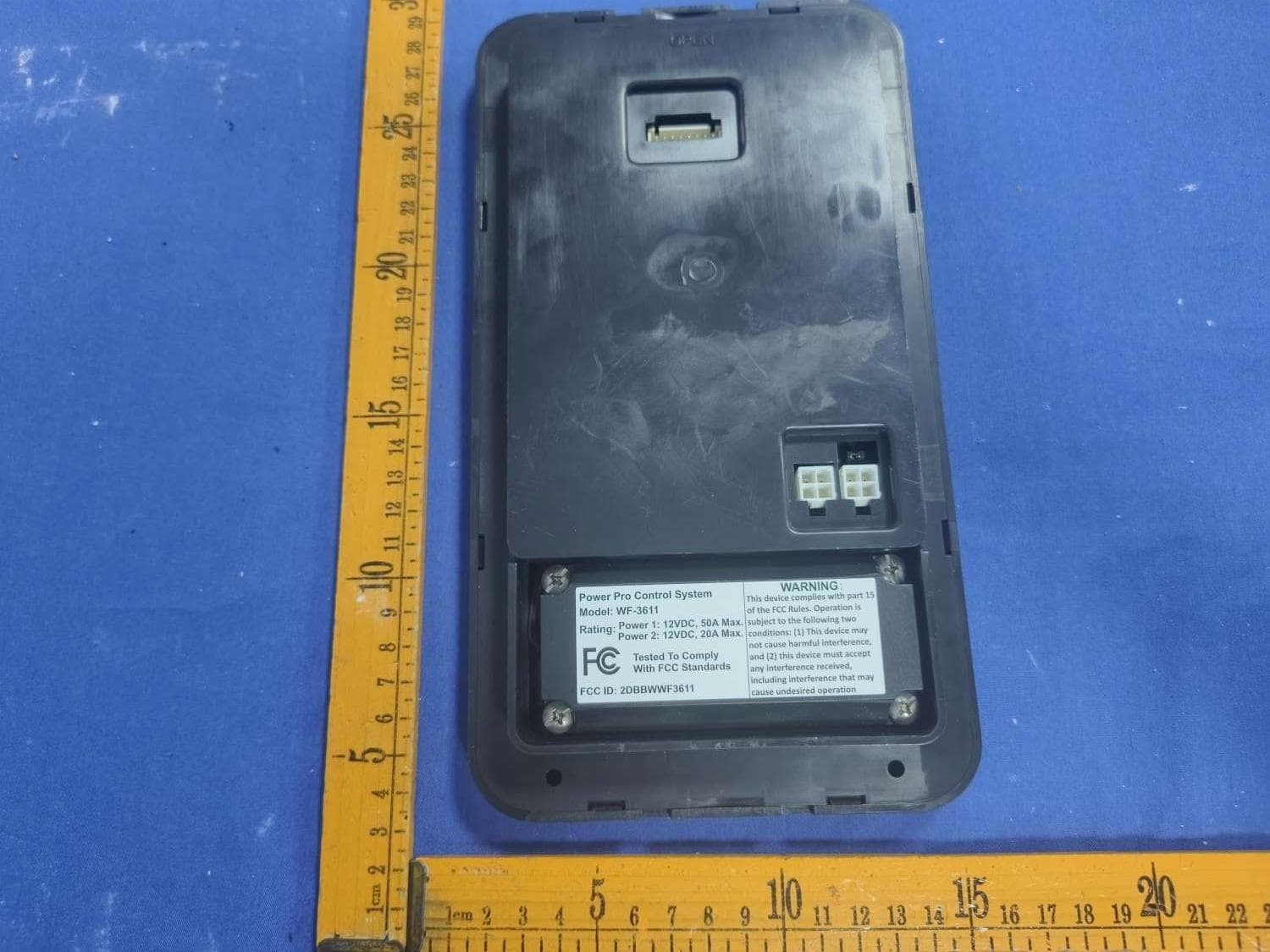 Power Pro Control System - FCC ID 2BDDWWF3611 - Thortron Technology Incorporated Co., Ltd.