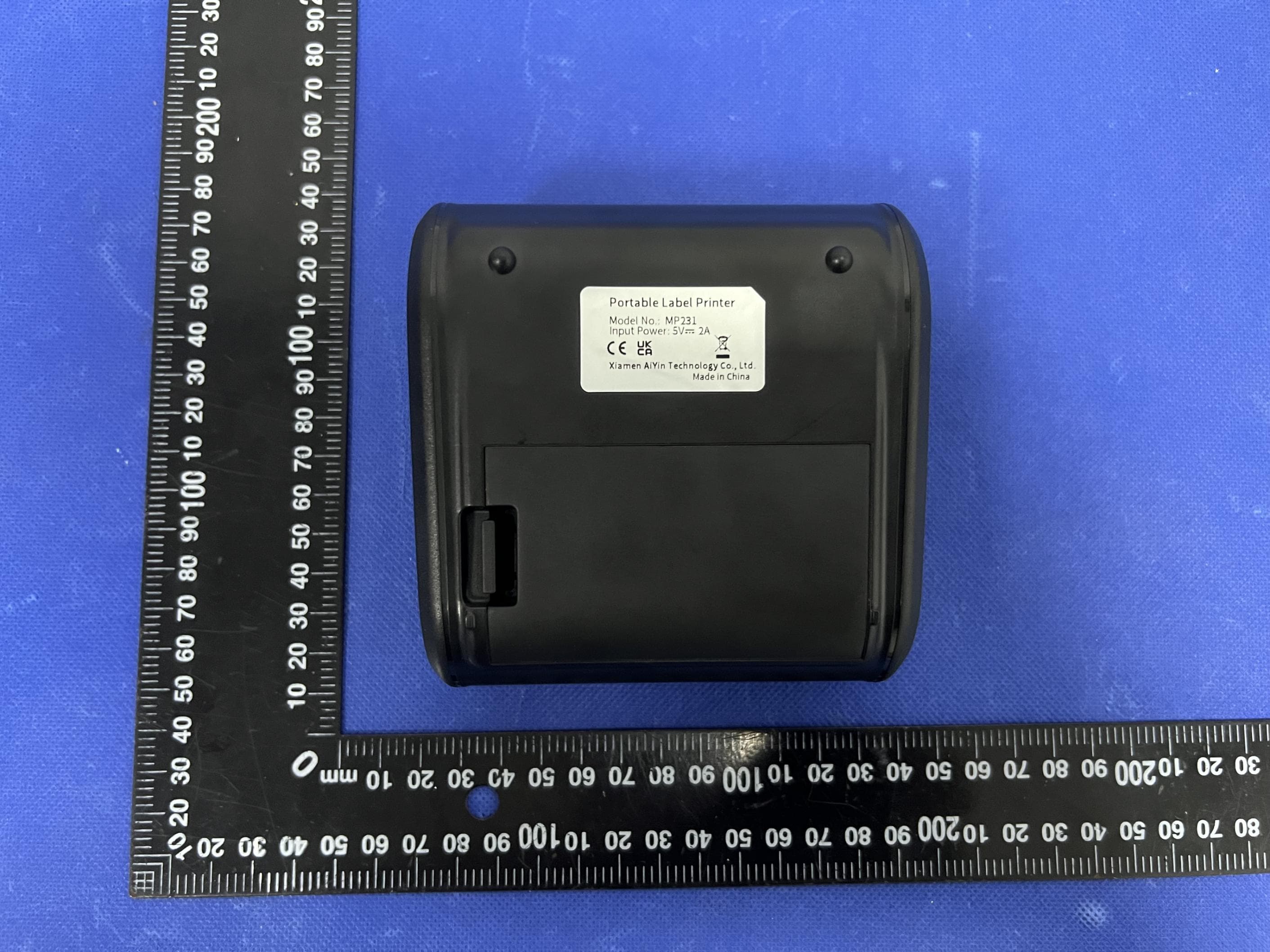 Portable Label Printer - FCC ID 2BDL3-MP231 - Xiamen AiYin Technology Co., Ltd. (4)