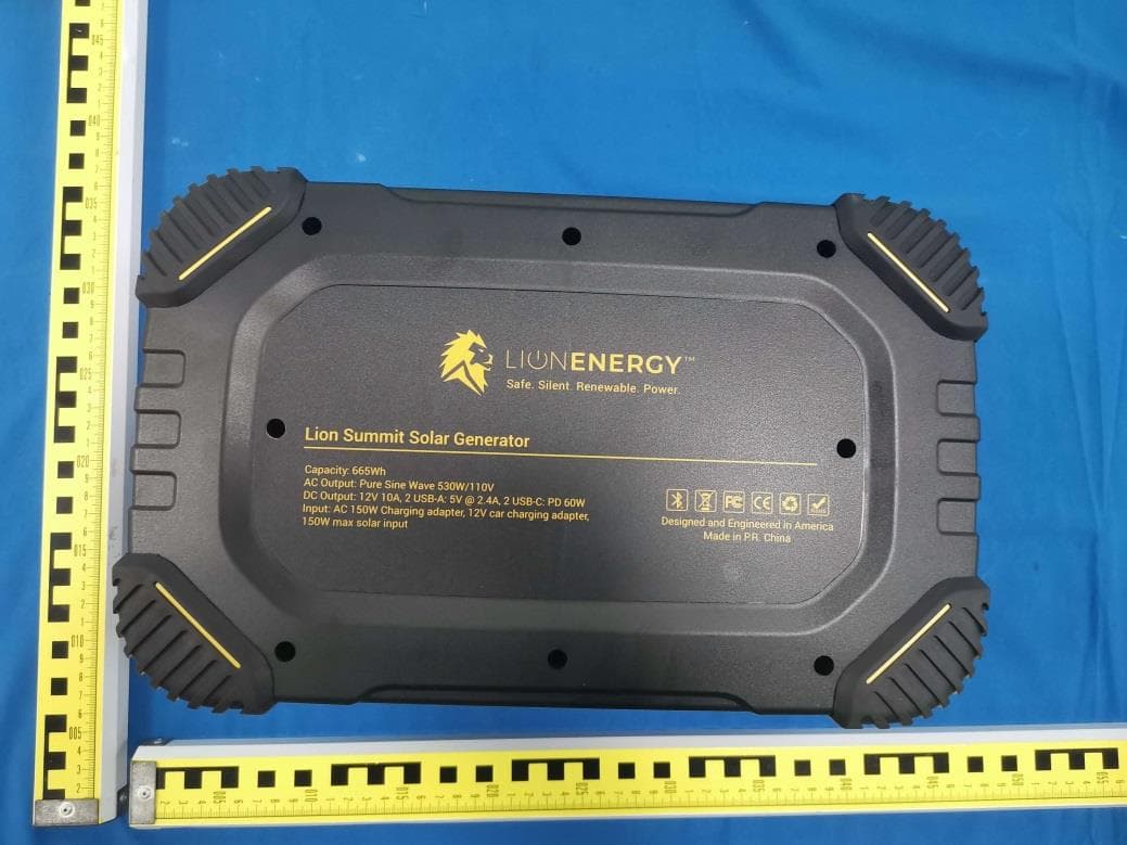 Lion Summit Solar Generator - FCC ID 2BG93-GP5 - VIRY TECHNOLOGY(Shenzhen) CO.,LIMITED