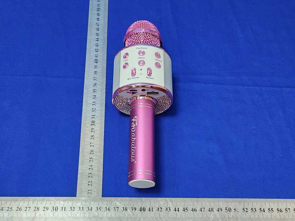 Musical Microphone Rhinestone Bluetooth Broadcaster - FCC ID 2BGVL-M1018048 - Guangzhou W&F International Ltd. (2)