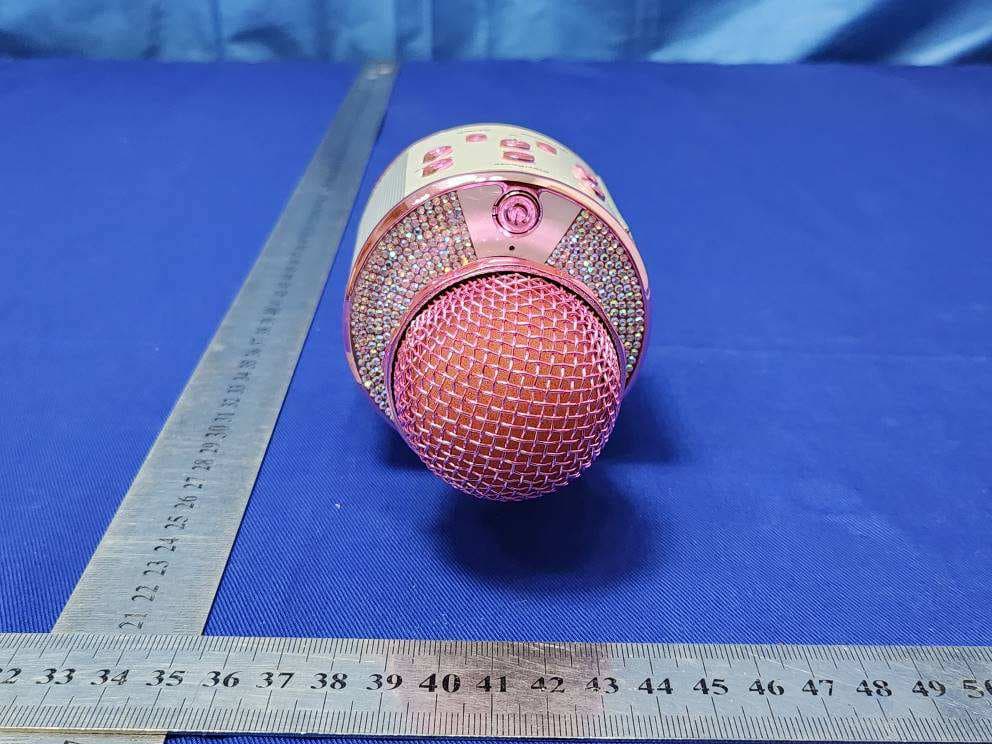 Musical Microphone Rhinestone Bluetooth Broadcaster - FCC ID 2BGVL-M1018048 - Guangzhou W&F International Ltd. (4)