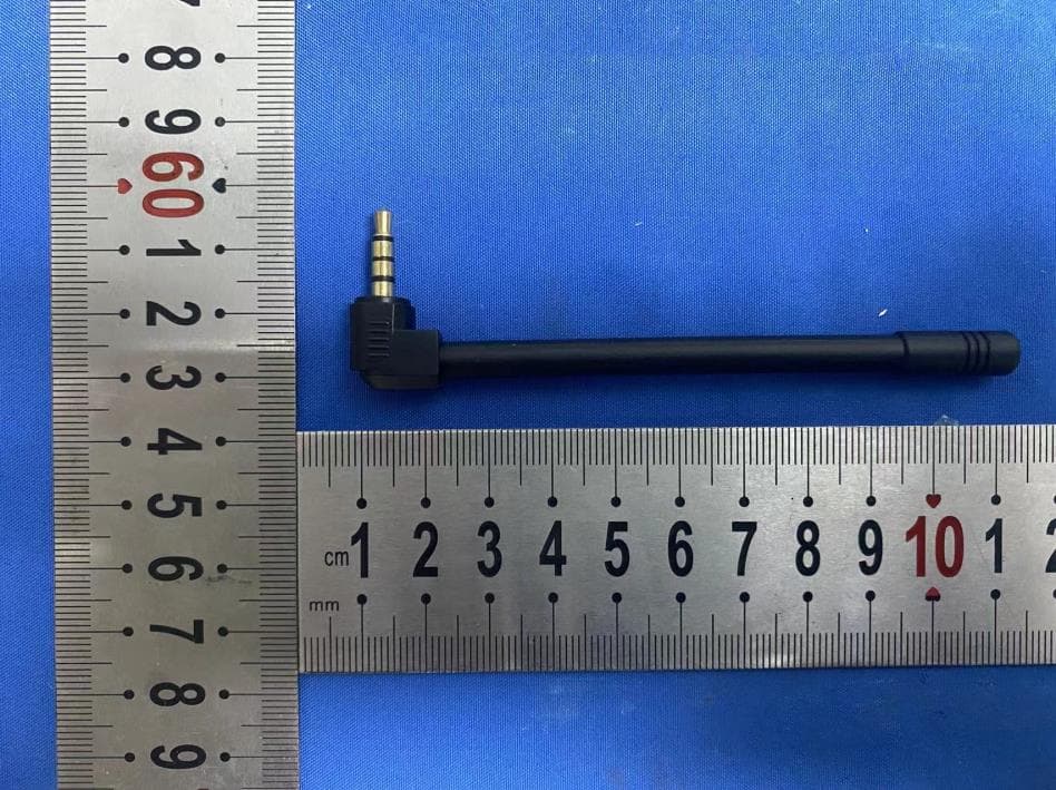 3.5mm FM Antenna Plug Connector - FCC ID 2BHLE-ANT - dongguanshizhonghengtaikejiyouxiangongsi